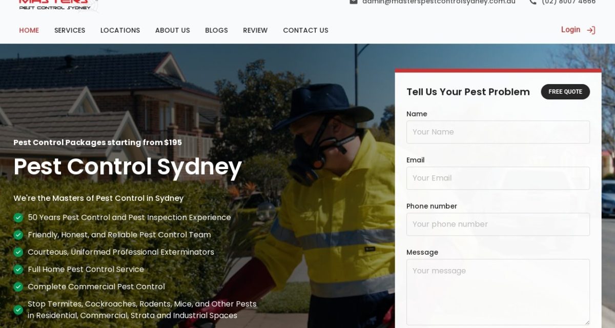 Masters Pest Control Sydney