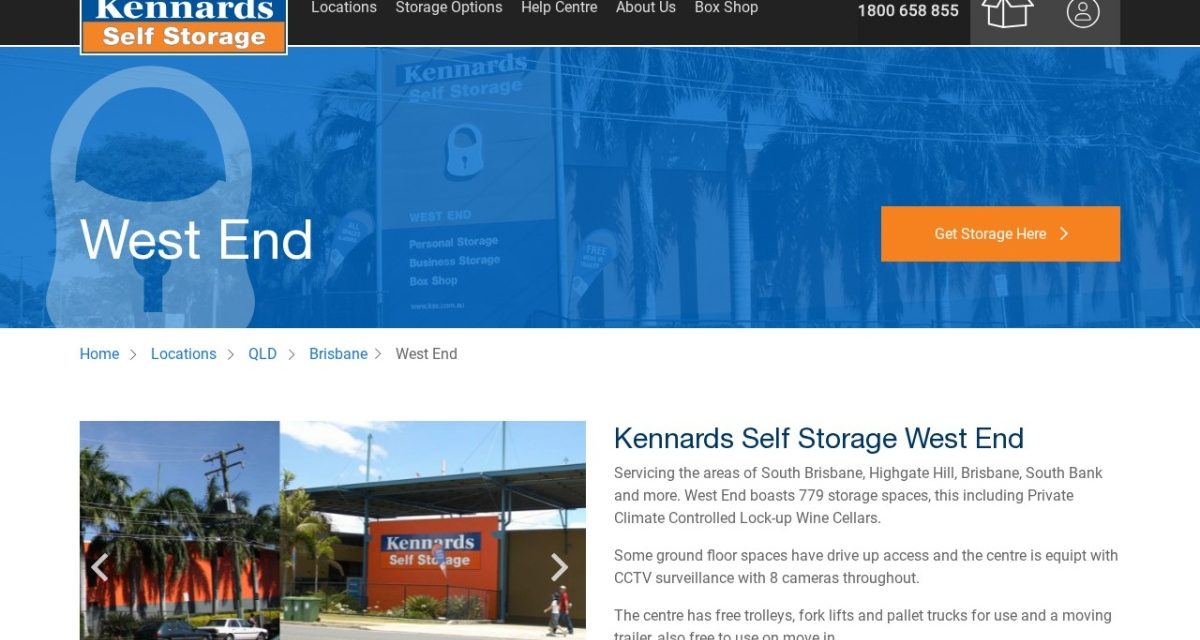 Kennards Self Storage West End