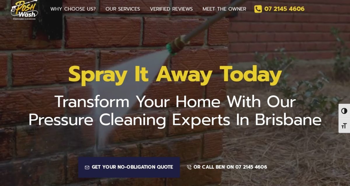 Posh Wash Pressure Cleaning