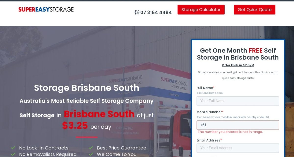 Super Easy Storage Brisbane
